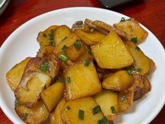 小葱农家土豆-芦茨金富饭庄·25年老字号·专做稻草鸡