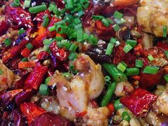尖椒牛蛙-嘎嘎鸭脑壳江湖菜(五里店)