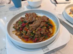 现炒爆椒牛肉-曼玉餐厅(中原万达店)