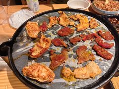 蒜香鸡翅中-胖记烤肉(江汉路店)