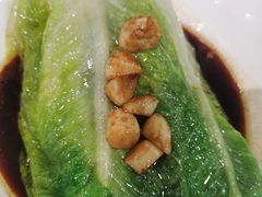 拍蒜奶油时蔬-令氏家外家周秦食府(高新店)