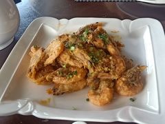 咸蛋黄海中虾-蜈支洲岛珊瑚酒店临海阁中餐厅