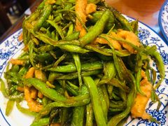 扁豆肉丝-娄三少·老北京春饼烤鸭家常菜(方庄店)