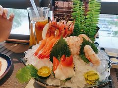 帆立贝刺身-極上萬膳·日料放题(来福士江景店)