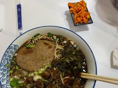 牛肉面+素鸡-一味老卤面(大石桥店)