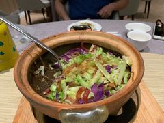 椰菜腊肉粉丝煲-香港百合居(LCM置汇旭辉广场店)