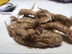 椒盐皮皮虾-渔民船说·北塘海鲜·天津菜·海肠捞饭(北塘古镇店)