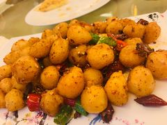 香辣山药-吉祥格桑花开素食餐厅