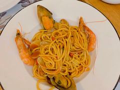 辣海鲜意面-麦甜创意轻食餐厅(西康路店)