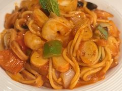 意式海鲜面-爱上层楼咖啡馆(为公桥店)
