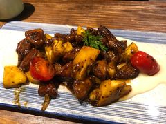 薯泥菠萝梅花肉-铁道茶苑.色稷餐厅(莲花南路店)