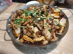 干锅五花肉-僰都烤鱼干锅(西石油店)
