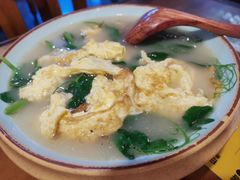 空运豌豆尖汤-重庆石磨豆花庄(乔庄店)