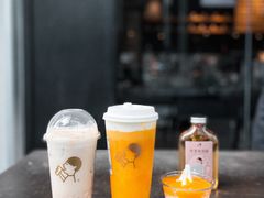 糖烤栗子糯糯茶-喜茶(深圳万象城黑金店)