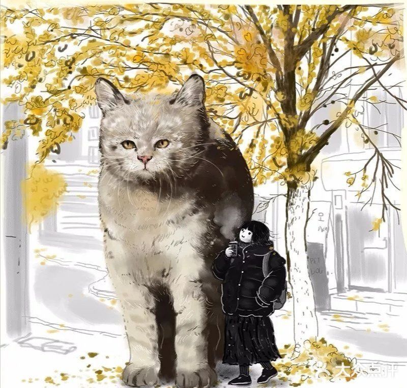 画笔下的猫咪，萌化我的心❤️❤️