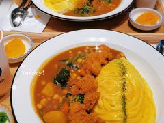 炸鸡块咖喱蛋包饭套餐-池奈·日式咖喱蛋包饭(赛高店)