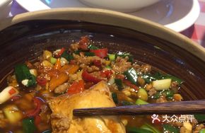 Minced Pork Stewed with Firewood Tofu