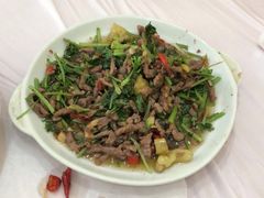 香菜牛肉-巴蜀飘香川菜馆(无锡大饭东湖滨路酒吧街店)