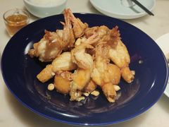 梨球果仁虾-小吊梨汤·北京菜·烤鸭(双井乐成中心店)