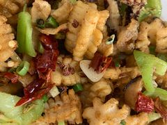 干煸鱿鱼-海滨假日渔家海鲜