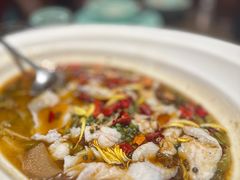 金汤酸菜鲈鱼-绿茶餐厅(coco park 店)