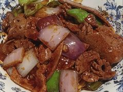 酱爆腰花猪肝拌面-阿大排档(长春这有山店)