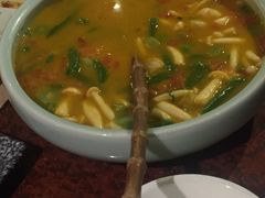 翡翠海鲜面疙瘩-绿茶餐厅(华联万柳店)