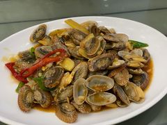 姜葱炒花甲-七鲜渔港美食餐厅(巽寮湾海景店)