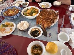 -北京龙庆四季香农家饭庄·灶台鱼·碳烤虹鳟鱼(龙庆峡店)