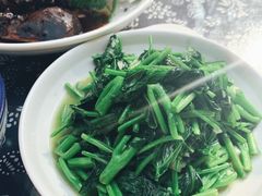 清炒地瓜藤-国生茶庄·地道农家菜团建活动