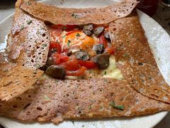 鸡蛋蘑菇熏肉荞麦可丽饼-RAC BAR(安福路店)