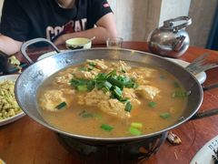 豆腐配虾-小乡小镇·传承桐庐土菜·老板亲自烧的菜