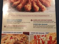 菜单-Bubba Gump Shrimp