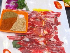 精品雪花牛肋条-老熟人烤肉城(马家堡店)
