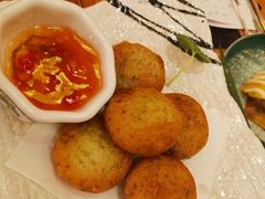 爆汁海苔蟹饼-桃太郎创作料理(大坪店)