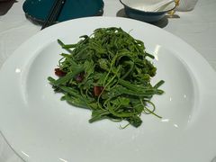炝拌丝瓜尖-湘粤堂(中关村店)
