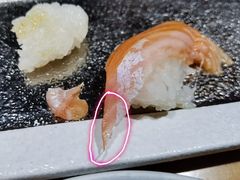 三文鱼腩手握寿司-渔寿司·日本料理(艾尚天地店)