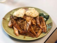 猪颈肉墨鱼饼捞粗面-下环街市熟食中心