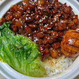 太牛了...我可以天天吃这个红烧肉丁拌饭！