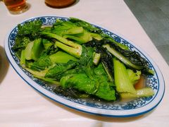白灼时蔬-九道菜有鸡鱼头(石鼓路店)