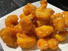 芥末炒虾球-我揸Fit·江边海鲜大排档(滨江西路总店)