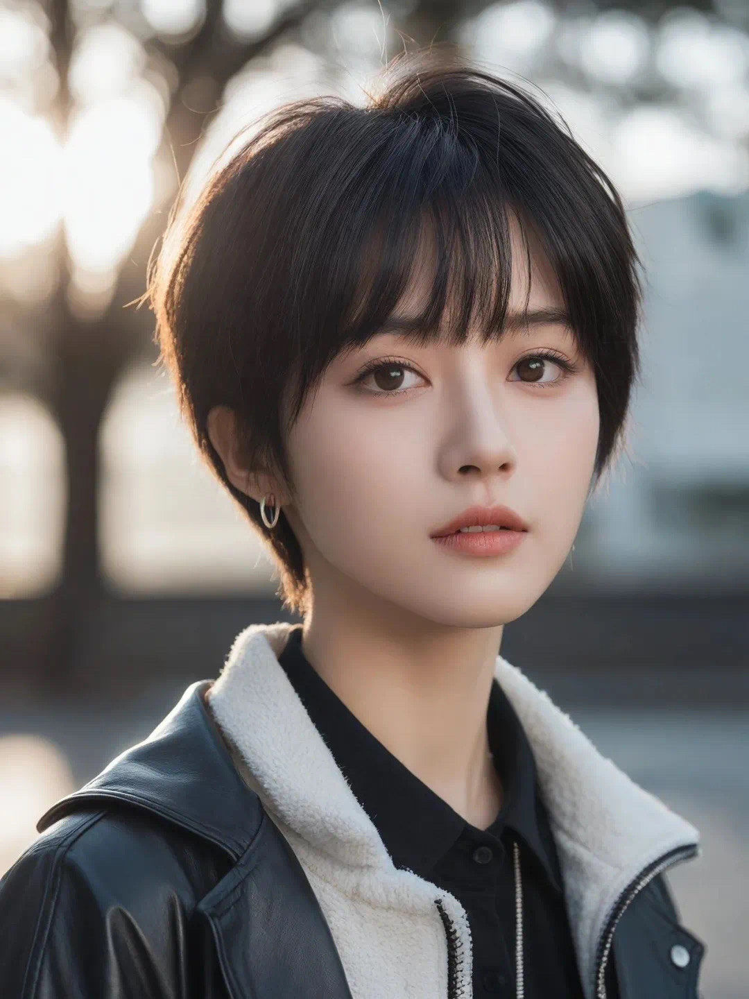 看韩女短发潮流