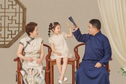 -时光纪亲子全家福照相馆(静安店母女写真父母纪念照)