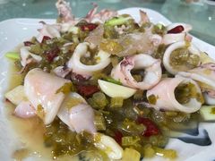 酸菜炒鱿鱼-温岭人家(红花北路店)