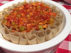 浇汁莜面西红-西贝莜面村(上海百联西郊店)