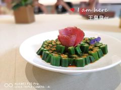 黑椒牛肉拼秋葵-将相和·海鲜蒸饺大连菜
