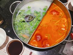 双拼鸳鸯锅-协成海鲜火锅(情侣路店)