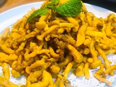 咸蛋黄焗双菇-薇酌饮·陕西菜(南门外店)