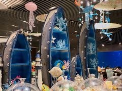 -海棠湾洲际-涛·海底餐厅·美人鱼·自助餐·海底隧道