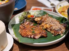 碳烧猪颈肉拼辣鸡-星叶·东南亚料理(宁波万象汇店)